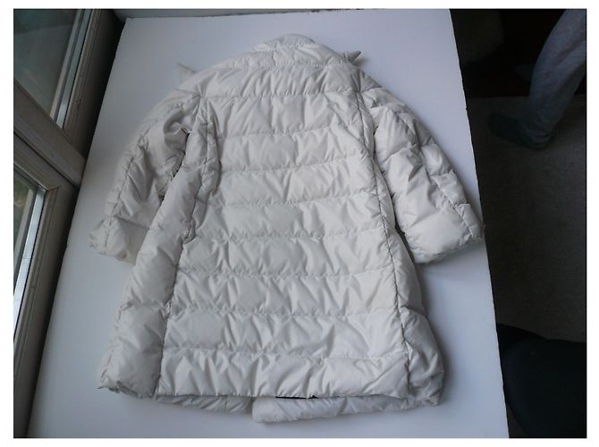 MONCLER Plumífero largo blanco en BUEN ESTADO 5 ans - vista 6