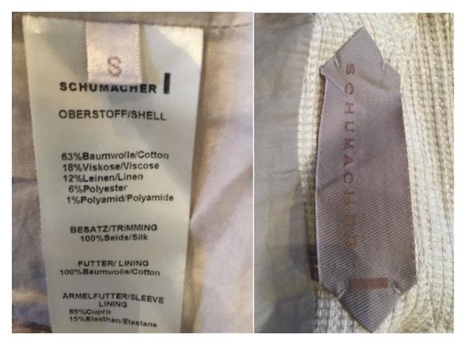 Schumacher Blazer con accenti metallici Bianco Metallico - vista 10