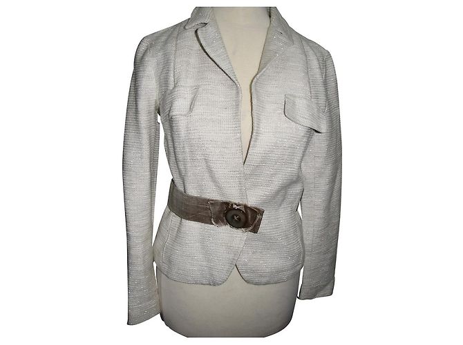 Schumacher Blazer con accenti metallici Bianco Metallico - vista 2