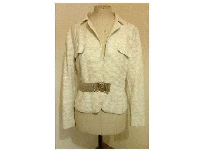 Schumacher Blazer con accenti metallici Bianco Metallico - vista 4
