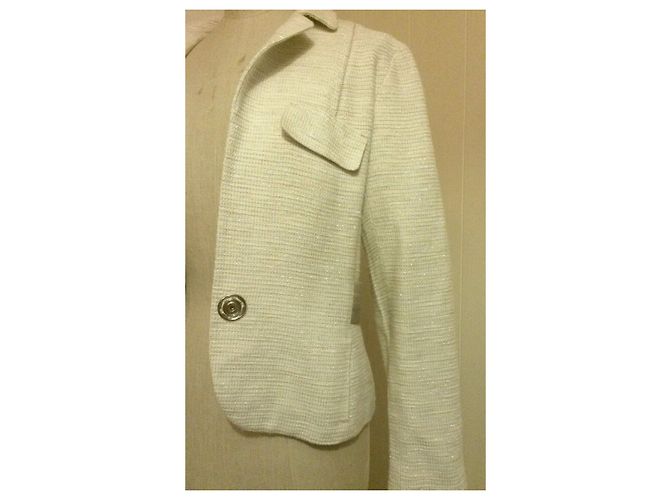 Schumacher Blazer con accenti metallici Bianco Metallico - vista 7