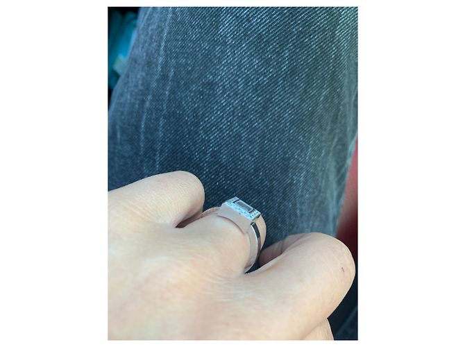Anello Chopard in oro bianco misura 56 Argento - vista 3