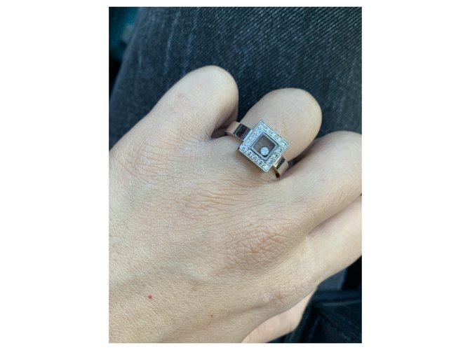 Anello Chopard in oro bianco misura 56 Argento - vista 4