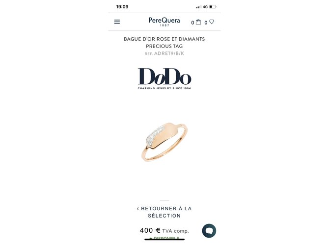 Dodo Pomellato Etichetta preziosa Gold hardware - vista 4