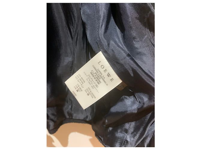 Loewe Navy Blue Rayon Jacket M - view 2