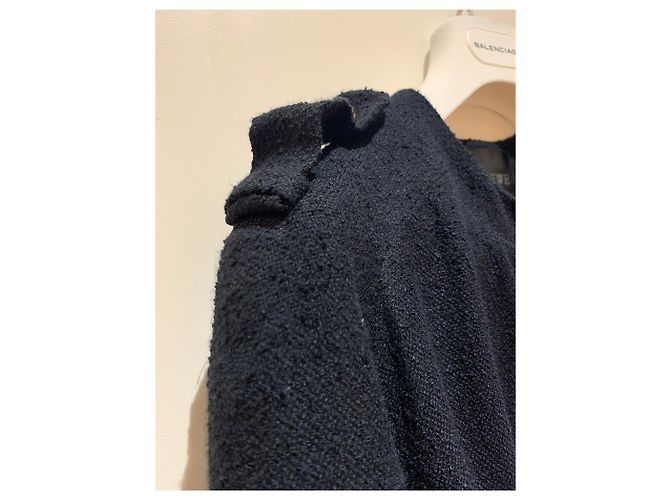 Loewe Navy Blue Rayon Jacket M - view 4