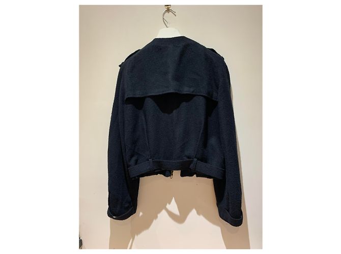 Loewe Navy Blue Rayon Jacket M - view 6