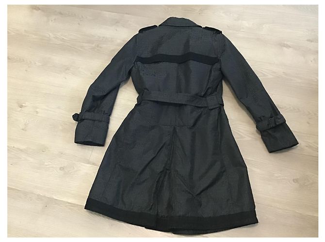 Gabardina negra Cerruti 1881 de algodón Talla 42 Negro - vista 2