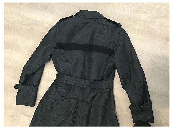 Gabardina negra Cerruti 1881 de algodón Talla 42 Negro - vista 3