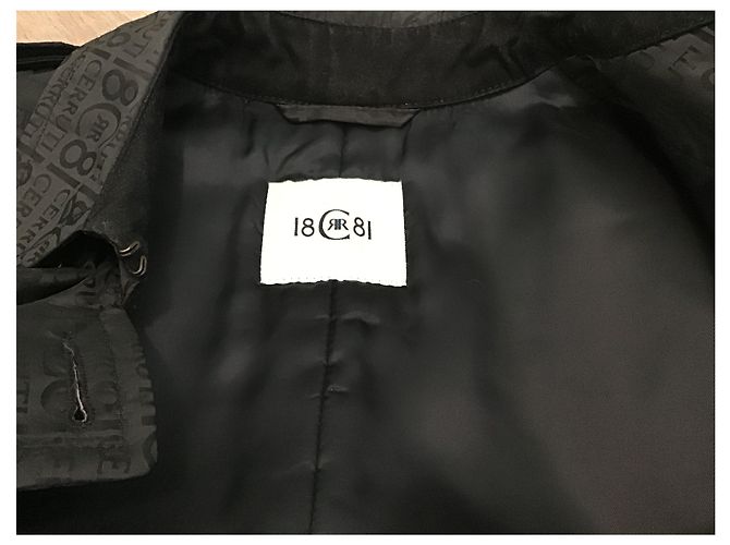 Gabardina negra Cerruti 1881 de algodón Talla 42 Negro - vista 4