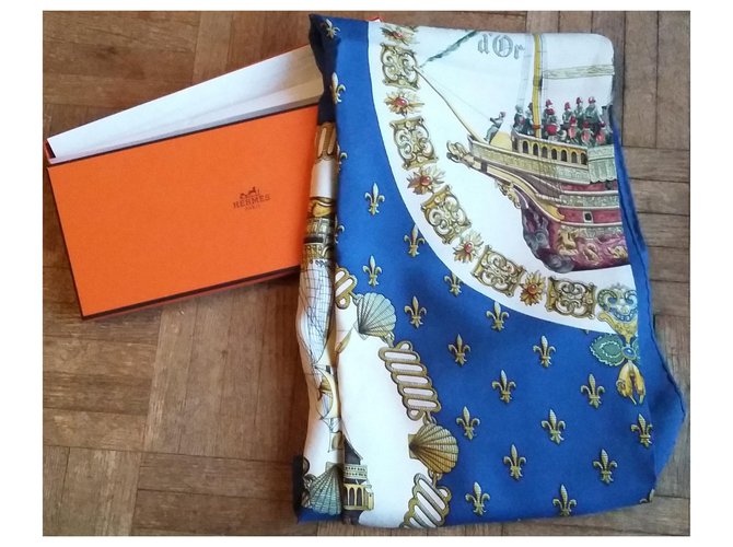 Hermès Die goldenen Schiffe. Ledoux. Blau - Ansicht 2