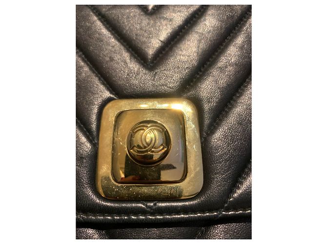 Chanel Tasche mit Schultergurt Schwarz - Ansicht 3