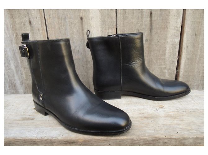 Botines Sergio Rossi p 36 Negro - vista 2