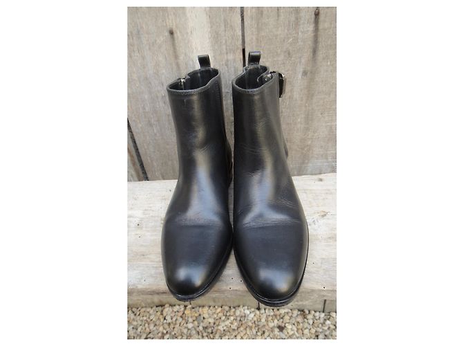 Botines Sergio Rossi p 36 Negro - vista 3