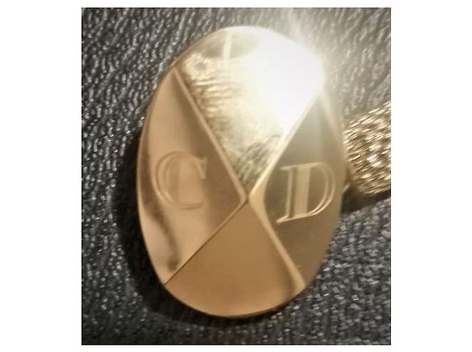 Collana a catena Christian Dior placcata oro D'oro - vista 12