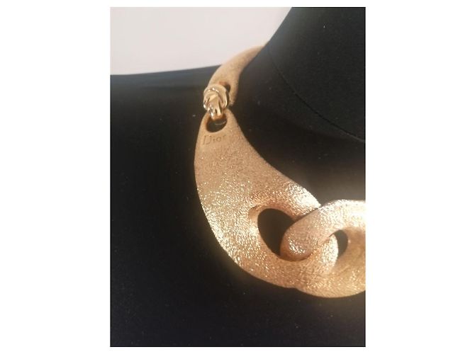 Collana a catena Christian Dior placcata oro D'oro - vista 2