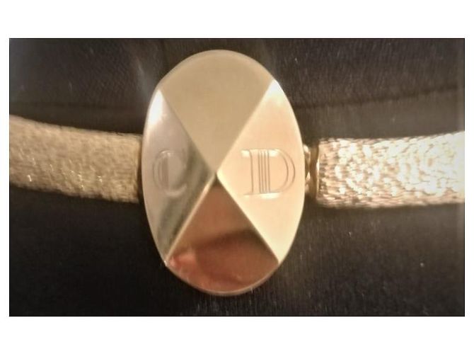 Collana a catena Christian Dior placcata oro D'oro - vista 3