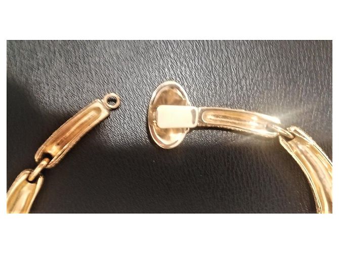 Collana a catena Christian Dior placcata oro D'oro - vista 7