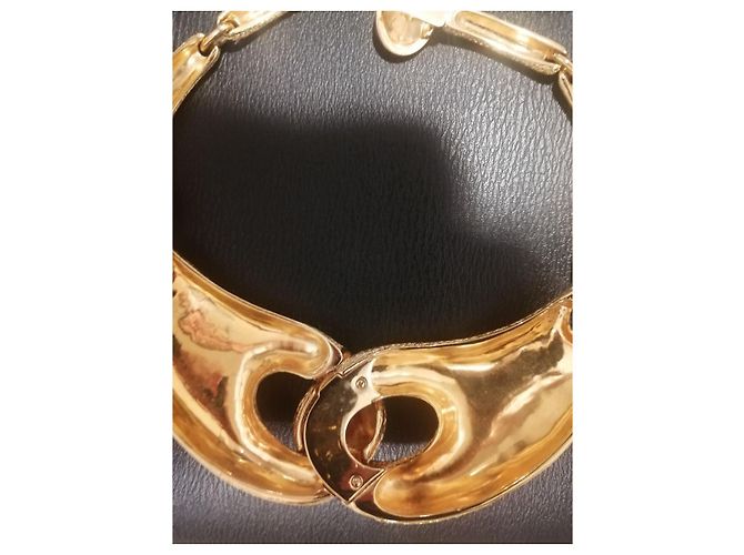 Collana a catena Christian Dior placcata oro D'oro - vista 8