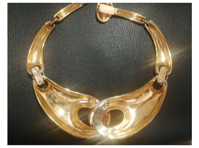 Collana a catena Christian Dior placcata oro D'oro - vista 9