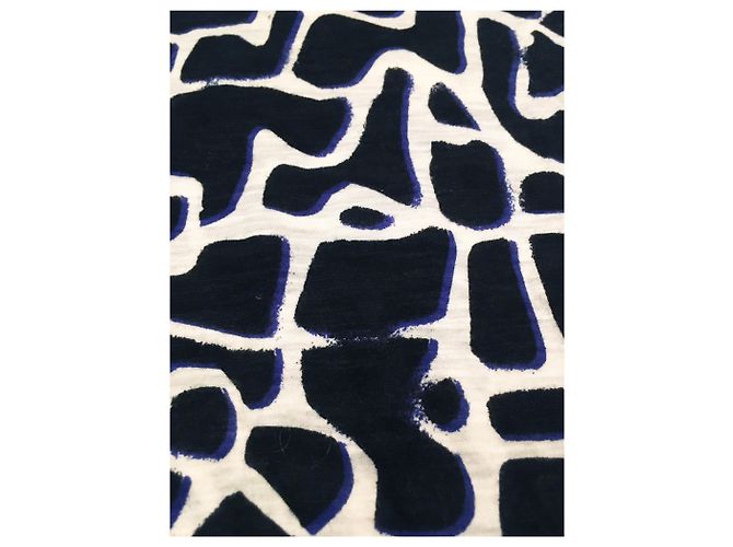 Maglia a maniche lunghe Proenza Schouler in cotone nero e blu Bianco Blu scuro - vista 3