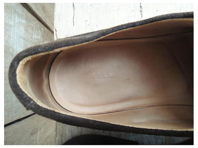 Richelieu Apc scarpe stringate marrone scuro scamosciate 43 - vista 2