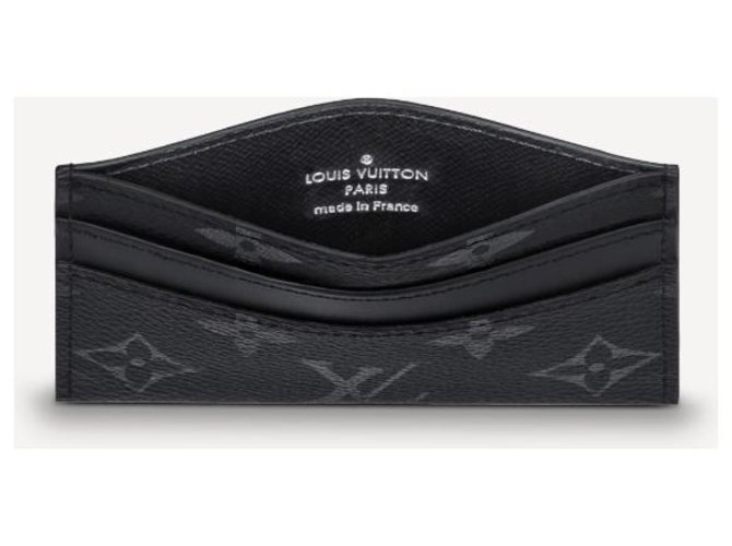 Louis Vuitton LV Card holder eclipse Grey - view 3