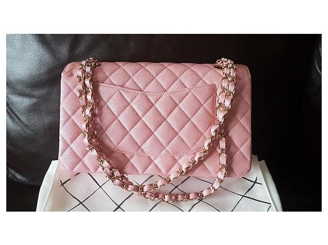 Chanel Classic Medium / Large Rabat Rose - vue 2