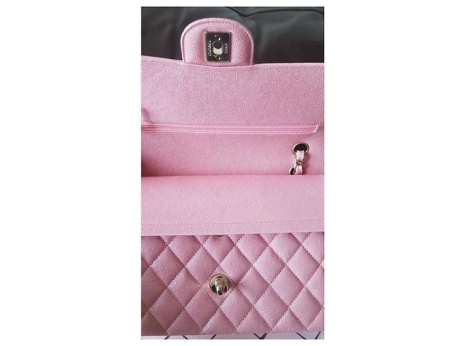 Chanel Classic Medium / Large Rabat Rose - vue 4