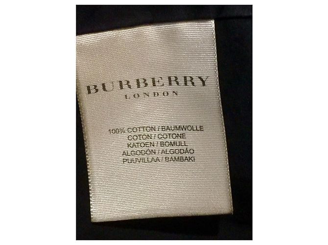 Burberry Gabardina con capucha y forro de cuadros nova Negro - vista 12