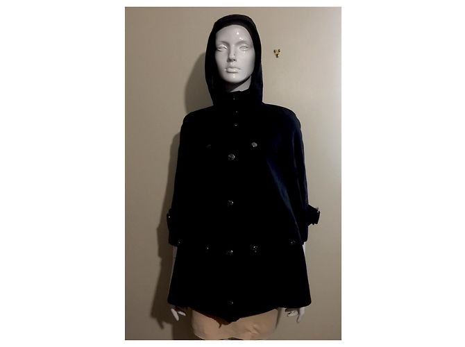 Burberry Gabardina con capucha y forro de cuadros nova Negro - vista 2