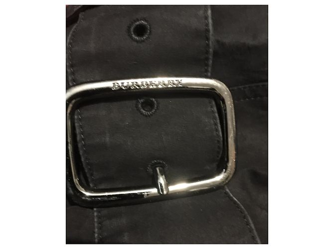Burberry Gabardina con capucha y forro de cuadros nova Negro - vista 8
