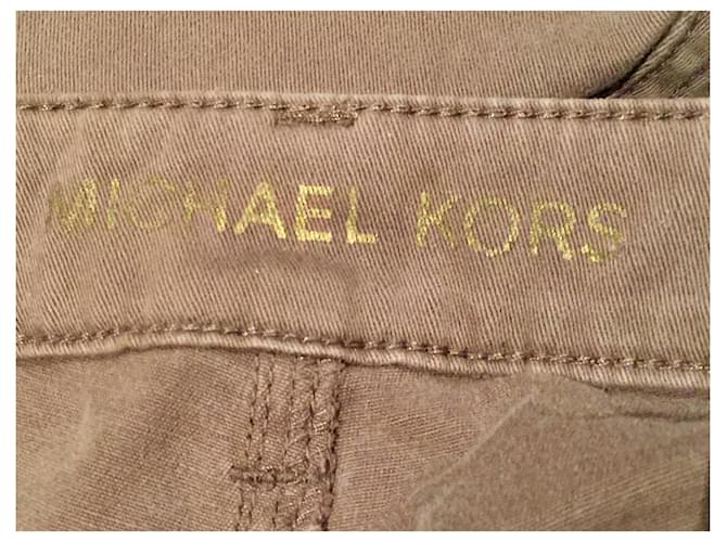 Vaqueros cargo slim Michael Kors caqui - vista 4