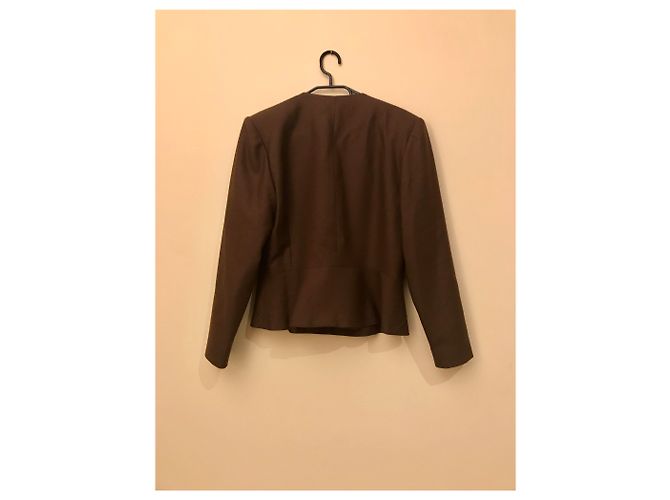 Giacca couture Emmanuelle Khanh Cioccolato - vista 2