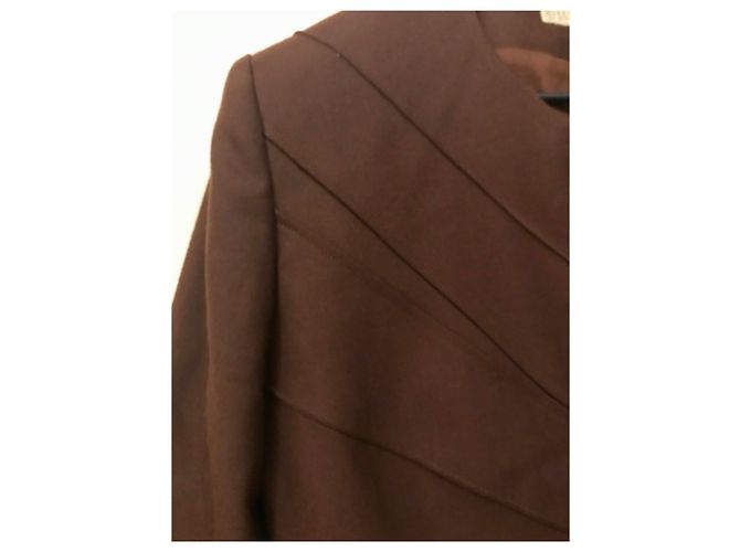 Giacca couture Emmanuelle Khanh Cioccolato - vista 4