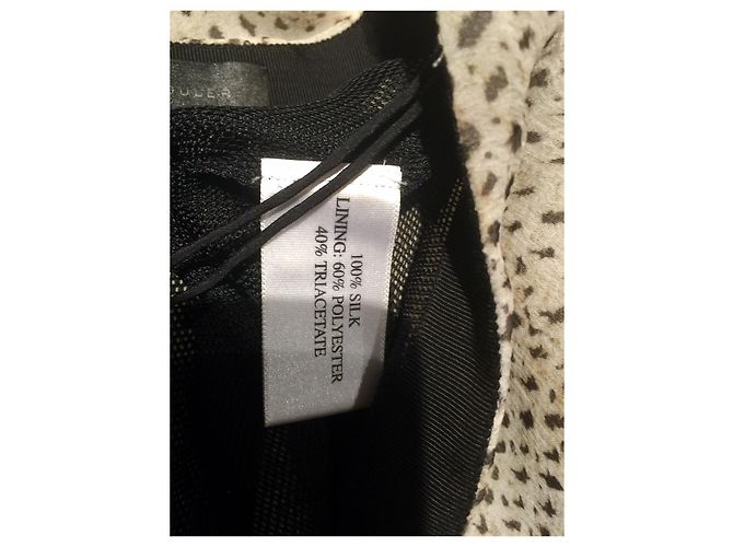 Falda Proenza Schouler de seda crema con estampado abstracto Multicolor - vista 5