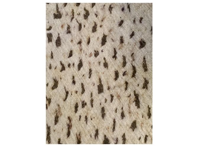 Falda Proenza Schouler de seda crema con estampado abstracto Multicolor - vista 6
