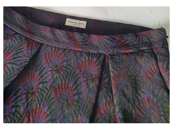 Gonna Dries Van Noten Multicolore Cotone Viscosa - vista 5