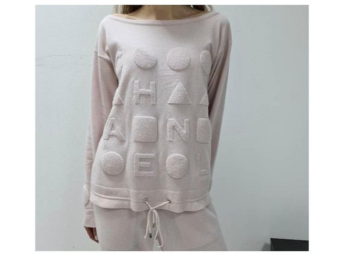 Chanel Cashmere Loungewear Set Pink - view 6