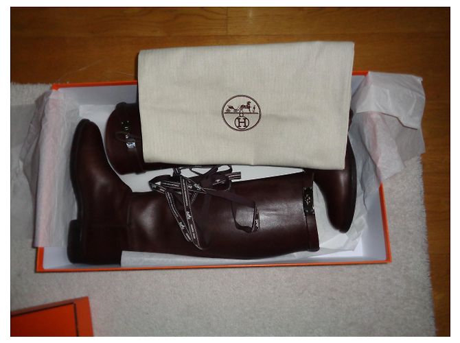 Kelly Hermès Boots Brown - view 10