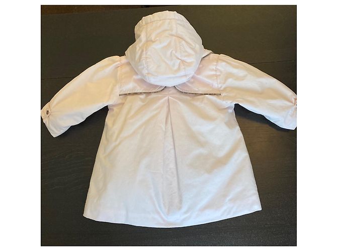 Abrigo Baby Dior Rosa de Algodón con Capucha Floral 12 Meses - vista 7