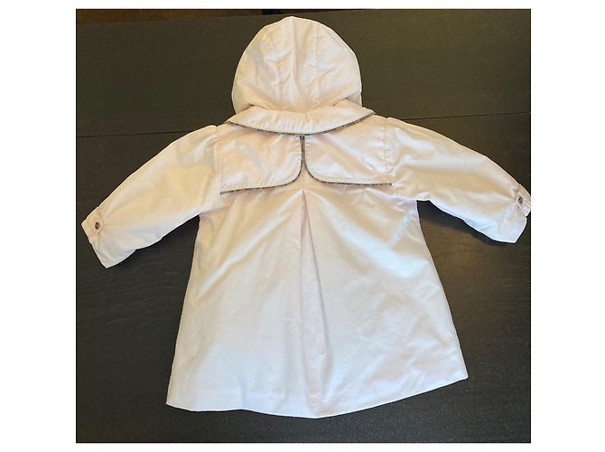 Abrigo Baby Dior Rosa de Algodón con Capucha Floral 12 Meses - vista 8