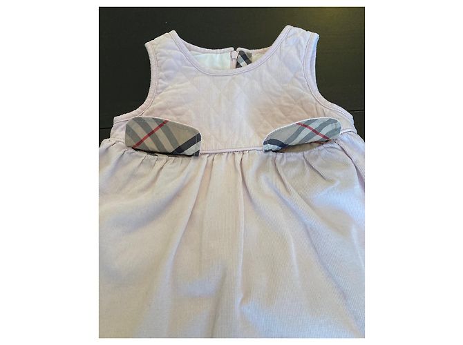 Burberry Samtkleid Rosa 18 Monate Pink - Ansicht 6