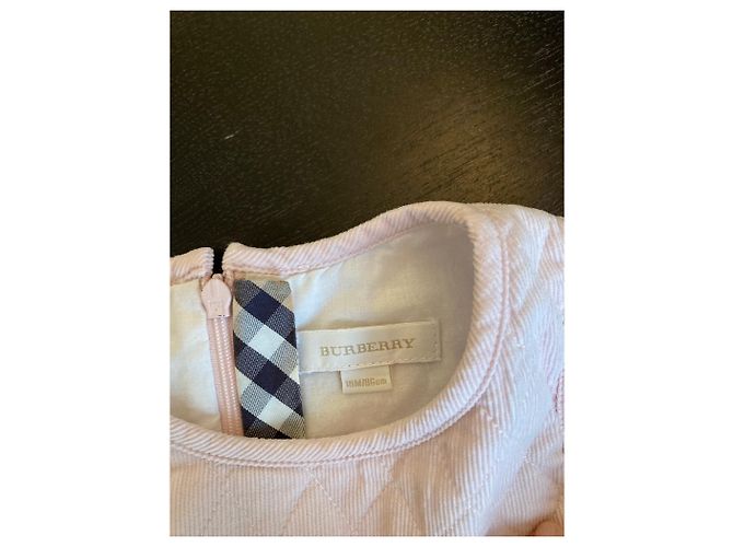 Burberry Samtkleid Rosa 18 Monate Pink - Ansicht 8