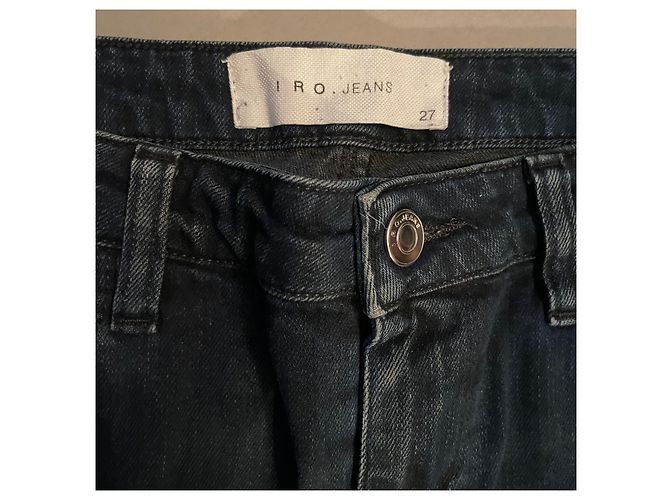Jeans Iro in denim blu scuro - vista 4