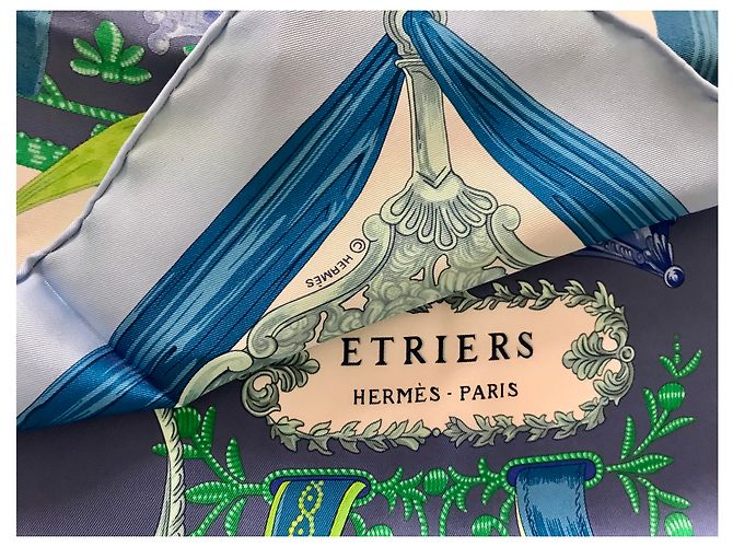 Hermès BRACKETS (Vintage silk) Multiple colors - view 11