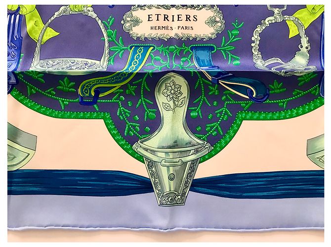 Hermès BRACKETS (Vintage silk) Multiple colors - view 9