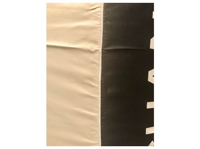 Paraguas de Chanel Negro Blanco roto - vista 11