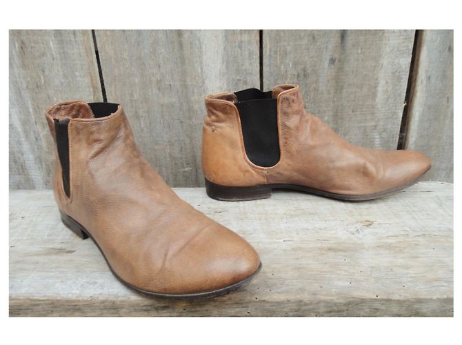 Autre Marque Botines Alberto Fasciani p 36 Marrón claro - vista 2
