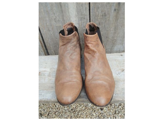 Autre Marque Botines Alberto Fasciani p 36 Marrón claro - vista 3